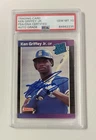 Ken Griffey Jr. 1989 Donruss Signed Rated Rookie #33 Baseball Card PSA/DNA 10!