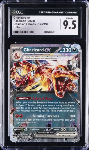 Charizard ex graded CGC 9.5 for sale on eBay