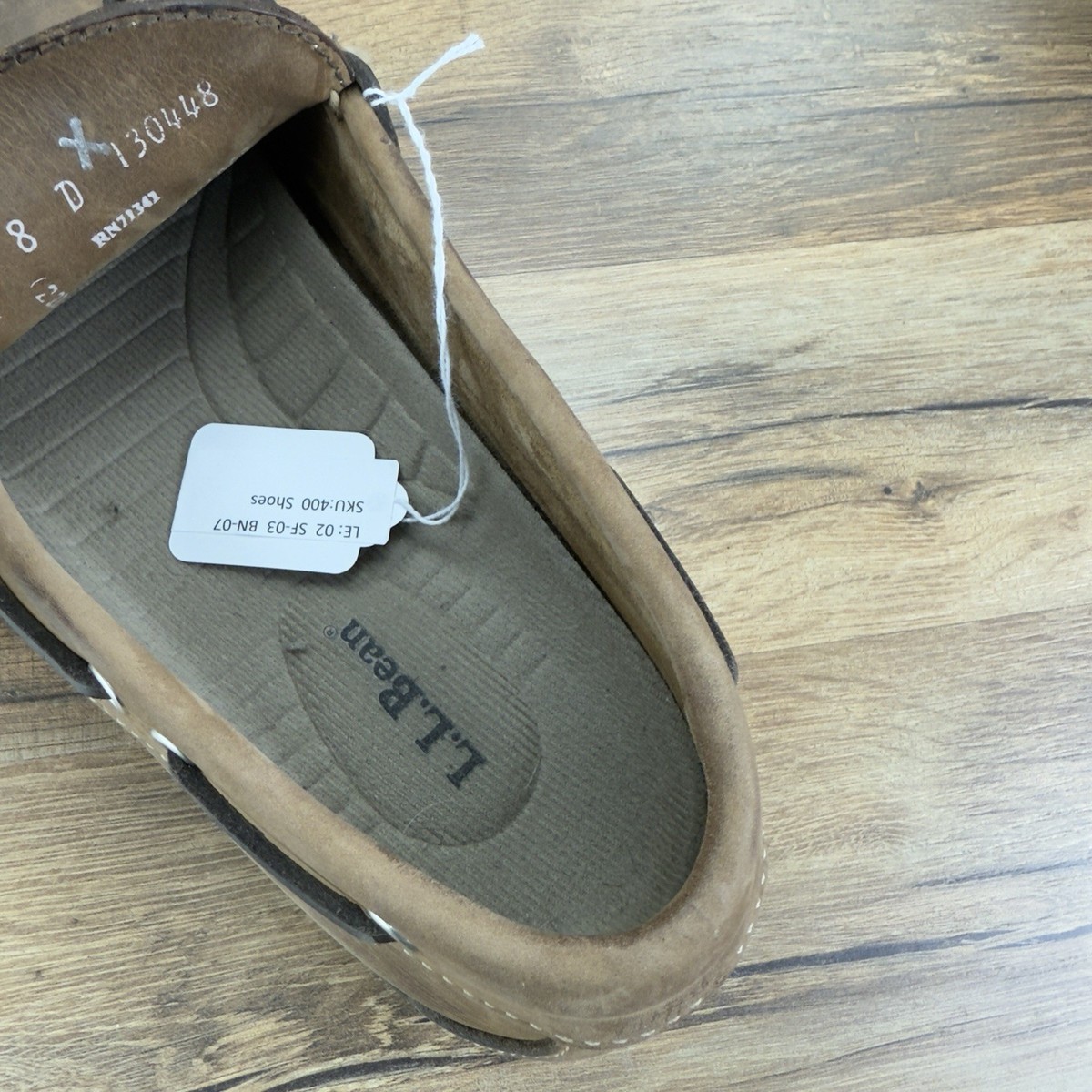 LL Bean Size 8 D Signature Brown Boat Shoes Loafers  display picture 1