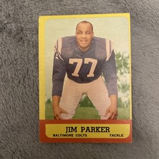 1963 Topps Jim Parker Baltimore Colts #5 HOF