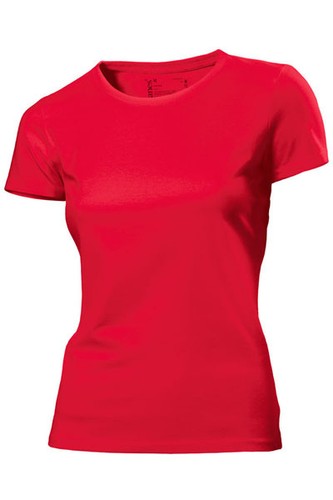 Organic Cotton T-Shirt Hanes Tagless Ladies Womens Crew Neck Short Sleeve Tee - Picture 3 of 9
