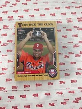 🛑 BOBBY ABREU PHILLIES 2022 TOPPS NOW TURN BACK THE CLOCK #104 🔥 (PR 279)