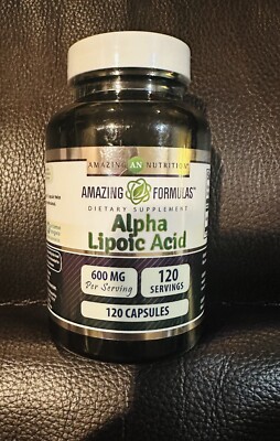Amazing Formulas Alpha Lipoic Acid 120 Caps 600 mg - EX 11/27