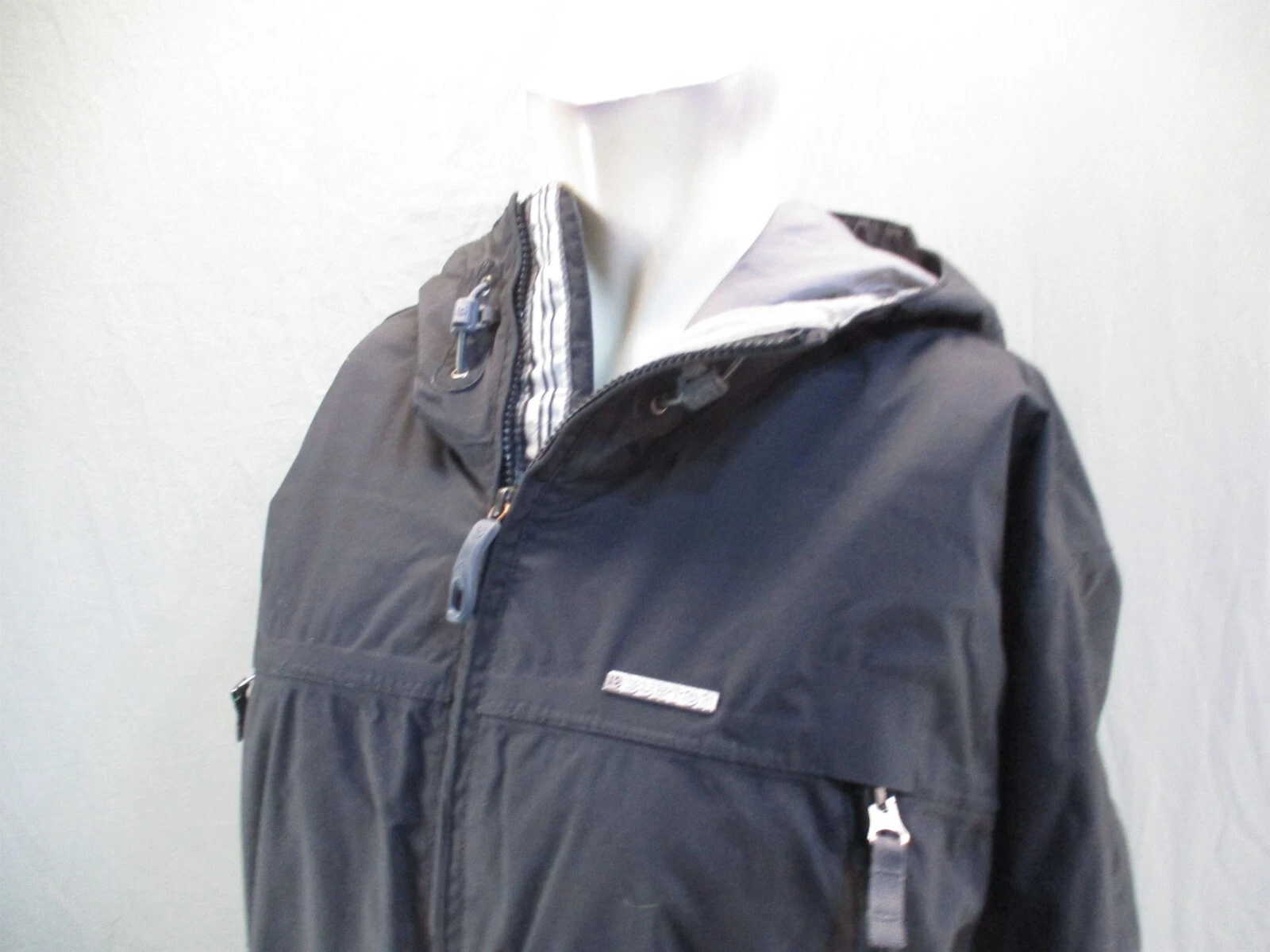 burton full zip stand collar powder skirt snowboard jacket