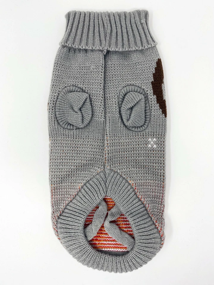 Winterpullover für Hunde mit weihnachtlichem Muster Reh - Bild 2 von 2