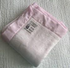 NWT Vintage Curvon Baby Blanket -The Duchess - 100 Virgin Acrylic Loom-Woven