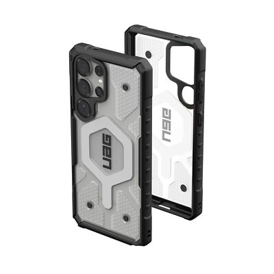 UAG Samsung Galaxy S25 Ultra Case 6.8'' Pathfinder Clear Magnet Rugged Ice/Silver