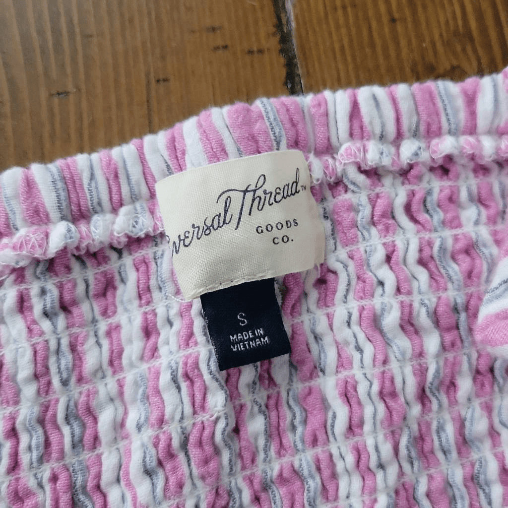 Universal Thread Spaghetti Strap Tiered Button Do… - image 7