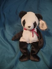 Ty Fortune Beanie Babies Panda Bear