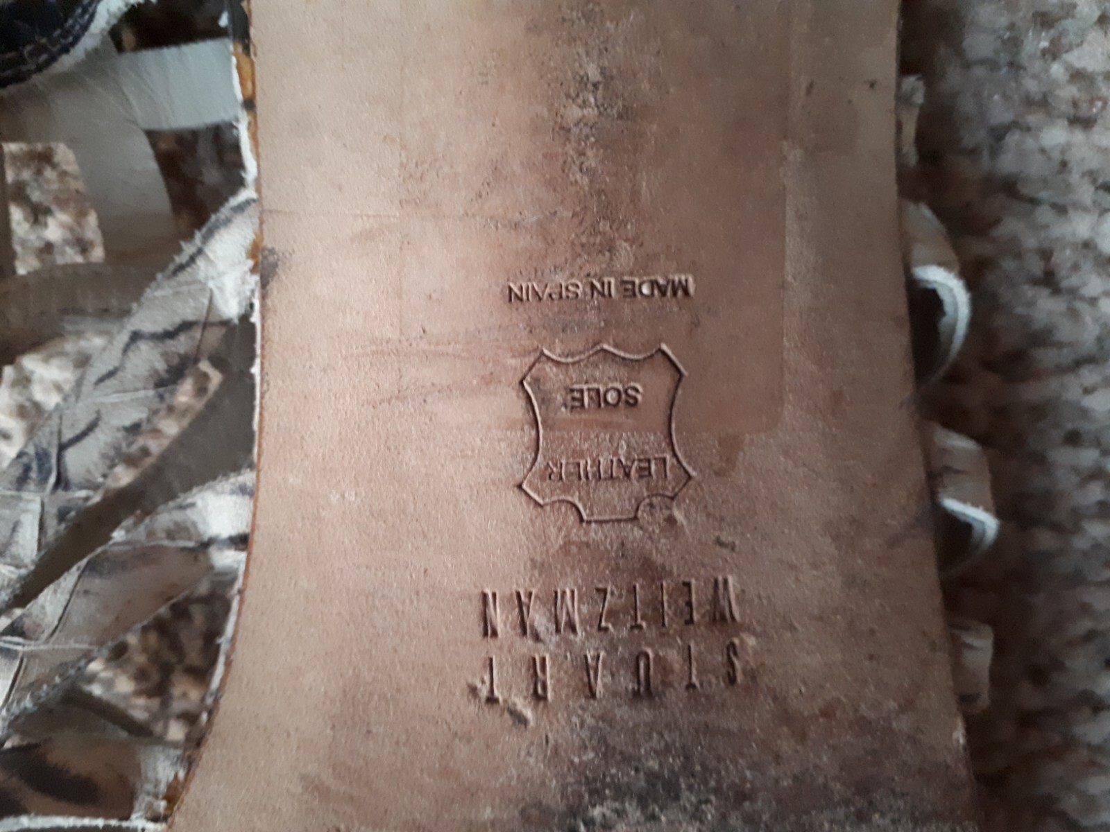 stuart weitzman Grecian Style Python Print Sandal… - image 5