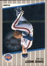 Dave West #51 1989 Fleer