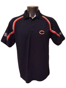 Reebok NFL Apparel Chicago Bears 100% Polyester Polo Golf Shirt Size Medium | eBay