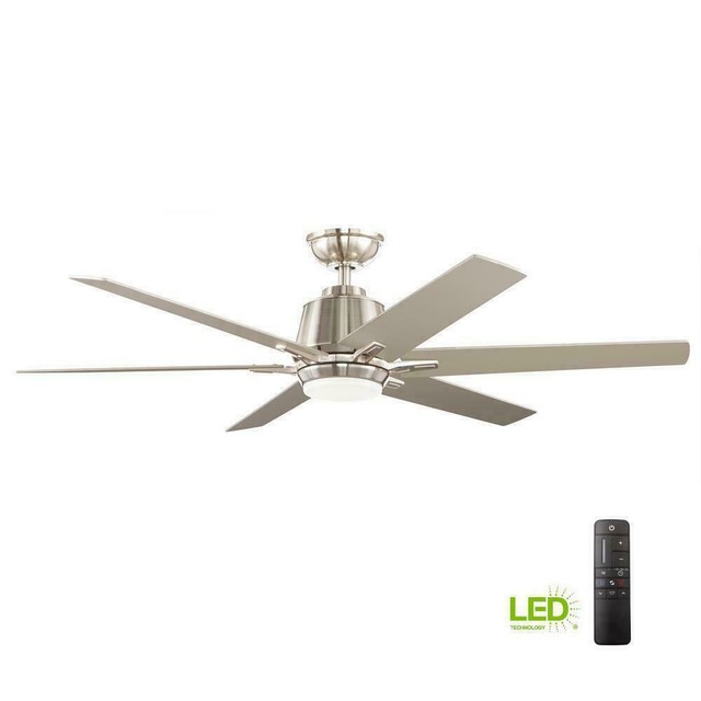 Hdc 54 Inch Ceiling Fan With Led Light Kit And Remote Control Dc Motor