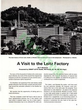Vintage A Visit to the Leitz Factory 16 pages 