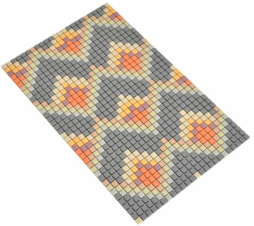 Mini Mosaik Glas hellgrau mix Wand Küche Fliesenspiegel Bad Dusche WC 140-RO4_f - Bild 6 von 8