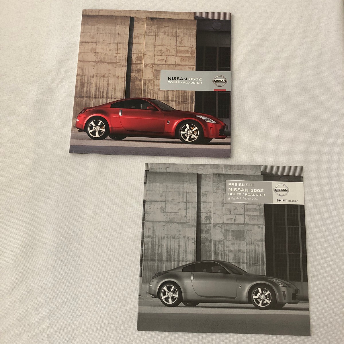 カタログ Nissan 350Z 350 Z Coupe and Roadster Car Sales Brochure Catalog