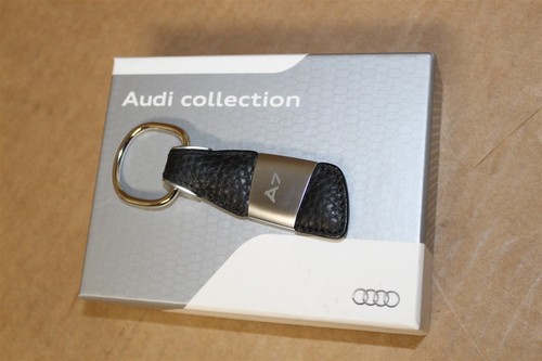 Audi A7 Leather key Ring 3181400207 New Genuine Audi Merchandise - Picture 2 of 2