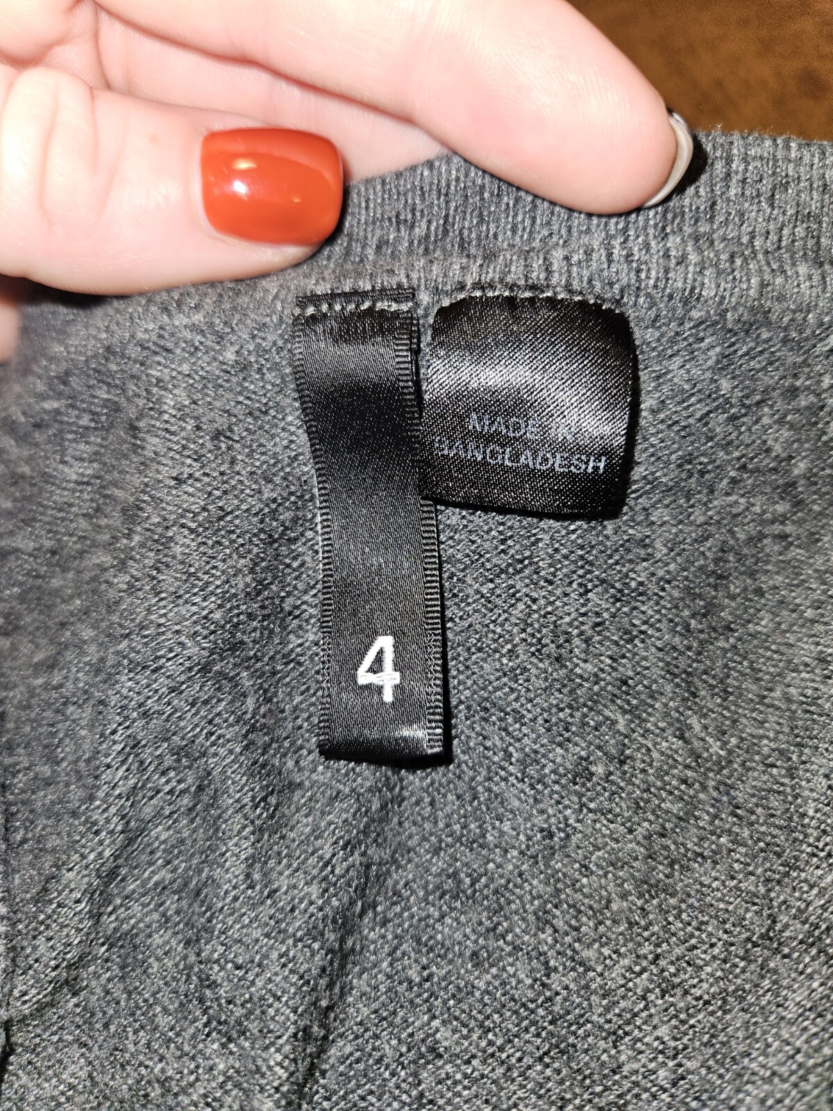 Gray Divided Button Down Sweater with Pockets Siz… - image 9