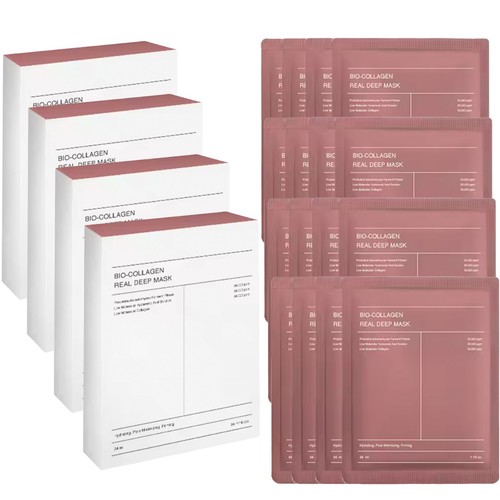 Bio-Collagen Real Deep Mask, Hydrating Collagen Overnight Mask, 4 x Pack - Picture 16 of 16