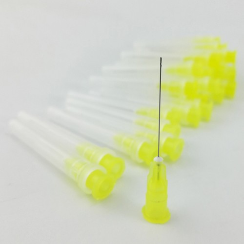 100pcs Dental Endo Irrigation Needle Tips 23g/27g/30g Root canal Lateral Syringe - Imagen 21 de 25