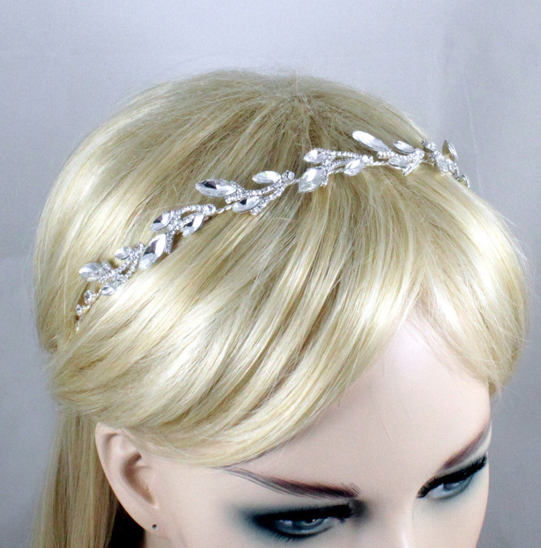 Rhinestone bridal/prom headband/headpiece Amazon.com : ZHENM Rhinestone Wedding Headband,Bridal  main image 2