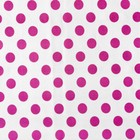 Polka Dot Large (2cm) Printed Fabric White Back 100% Cotton 58/60" Wide Sold BTY