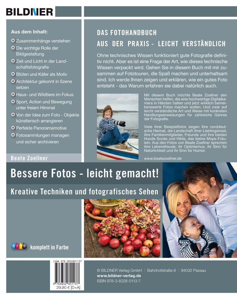 Thumbnail - Bessere Fotos - Leicht Gemacht | Beate Zoellner | 2015 | Deutsch