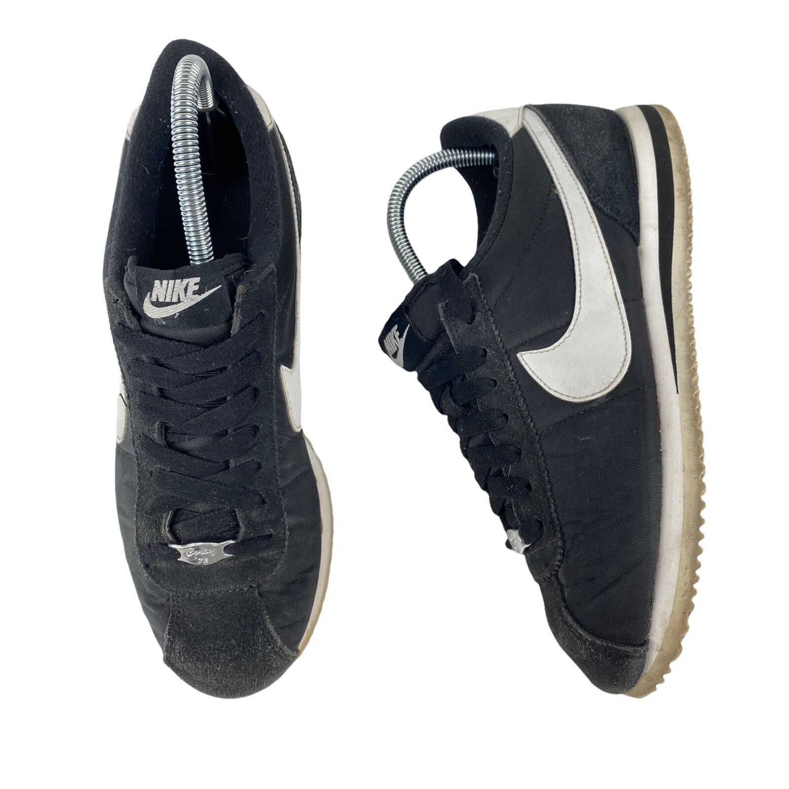 Size 7 - Nike Cortez Basic Nylon Black 
