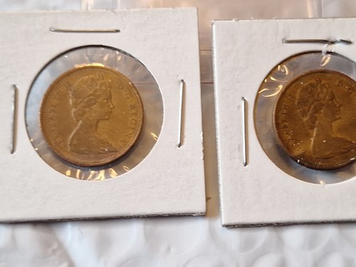Set of 2 - 1966 Canada 1C Penny Coin Elizabeth II D.G. - KM 59.1 - Bronze/Copper - Picture 14 of 24
