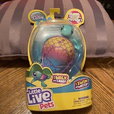 New little Live Pets Lil Turtle Shellsea Moose toys Water Battery Swim