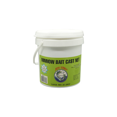 Joy Fish Minnow Cast Nets: (1/4'' Sq. Mesh)