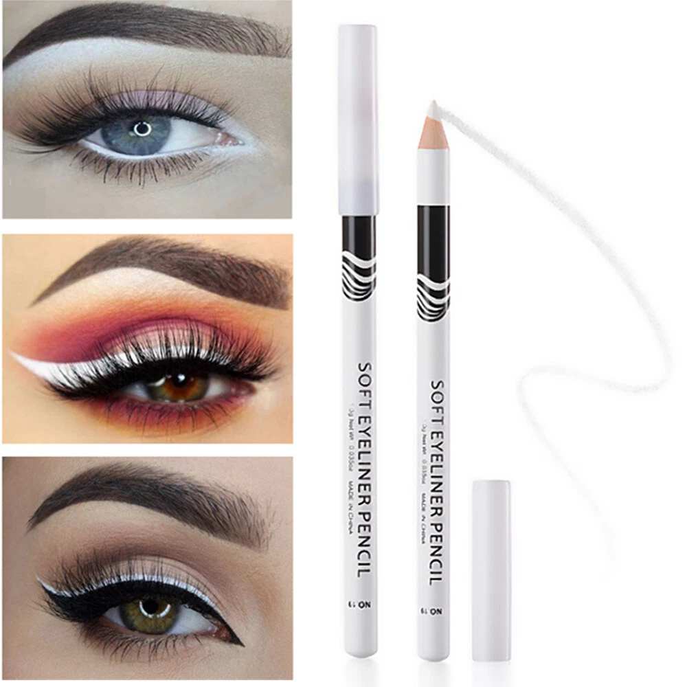 White Eyeliner Pen Pencil Highlighter Eye Liner Long Lasting Eye