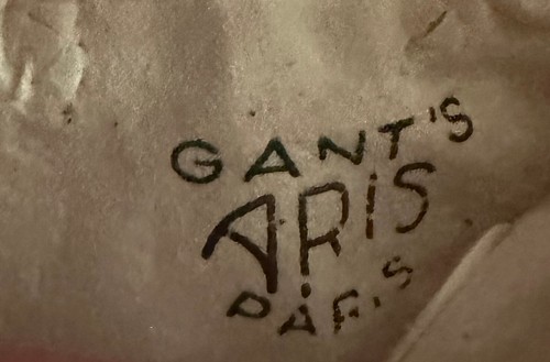 Gr. 7 Mid Century französische Kinder weiße Lederhandschuhe Schleife Gant Aris Paris - Bild 4 von 4