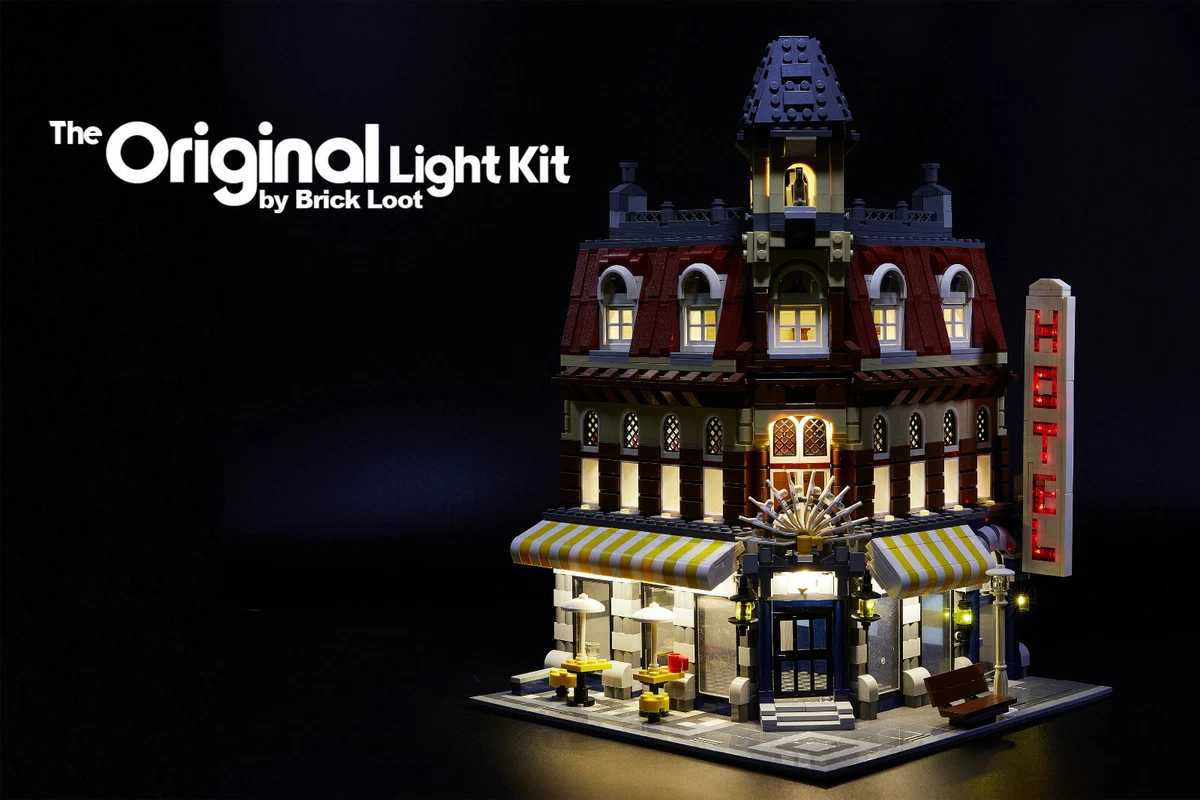 Light LED Lighting kit fits LEGO Caf Corner set 10182 by Brick Loot