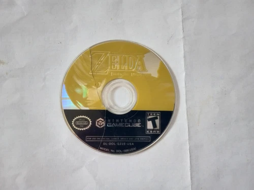 Nintendo GameCube Legend Of Zelda Twilight Princess DISC ONLY. Broke
