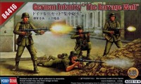 Hobby Boss 84416 German Infantry The Barrage Wall - Deutsche Soldaten 1:35