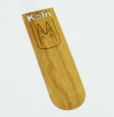 Magnet Lesezeichen Köln Kölner Dom Skyline Wappen oder Holz Souvenir - Picture 5 of 5