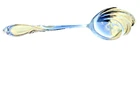 STERLING SILVER INTERNATIONAL RHAPSODY PATTERN OLIVE PEA SERVER SPOON