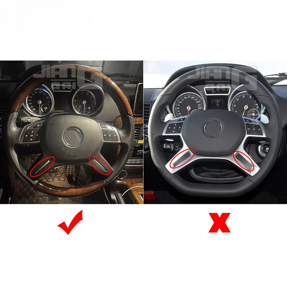 Volante deportivo de fibra de carbono para Mercedes-Benz Clase G AMG 2013-2015 Foto 4 de 4