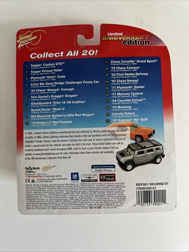 Johnny Lightning 10th Anniversary Limited Edition Ecto-1A 59 Cadillac Ghostbustr - Picture 7 of 7