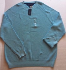NWT Tommy Hilfiger Men's 2XL Cotton Knit Crewneck Sweater Blue 99