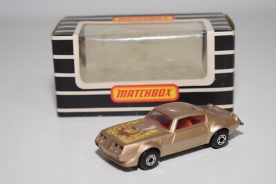 A94 1:64 3 INCH MATCHBOX LESNEY 16 PONTIAC FIREBIRD ITALIAN ITALY BOX MIB RARE!3