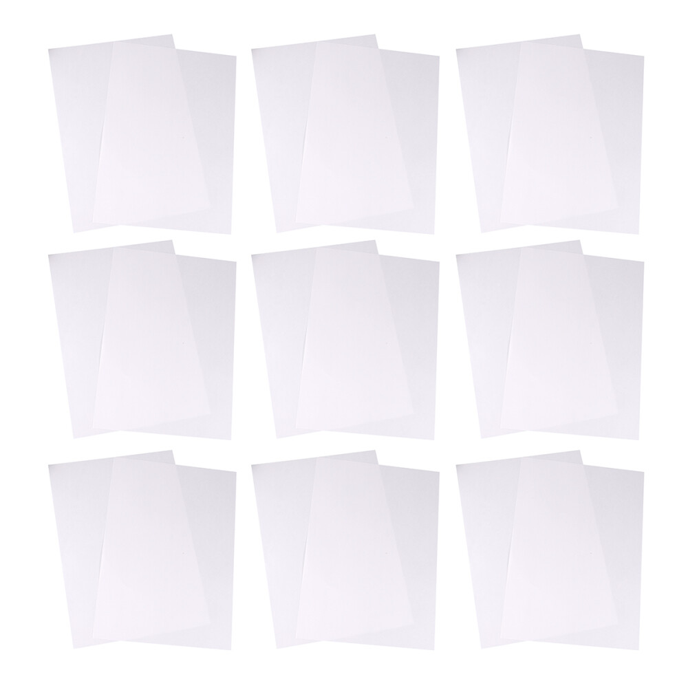 100 Sheets Blank Separation Paper A4 Isolation Paper Sticker Backing
