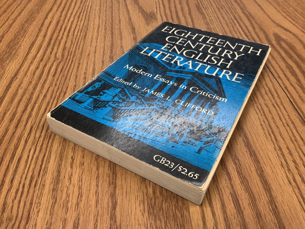 Eighteenth Century English Literature By James L. Clifford | eBay