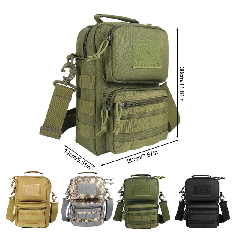 Tactical Molle Backpack Shoulder Bag Handbag Chest Bag Multi-pockets Unisex Pack
