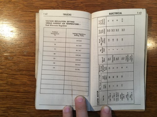 Vintage 1957 through 1971 Ford Service Specifications Manual Guide Owners Specs - Picture 33 of 48