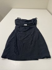 Windsor Windsor Party Town V-Neck Cutout Mini Dress Black Size M