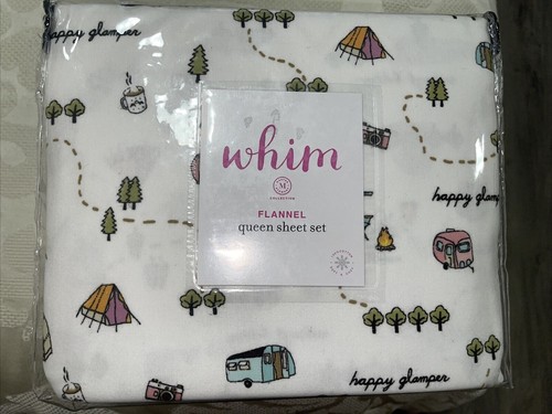 Whim by Martha Stewart Collection Flannel Cotton 4-Pc. Sheet Set, - Picture 2 of 16