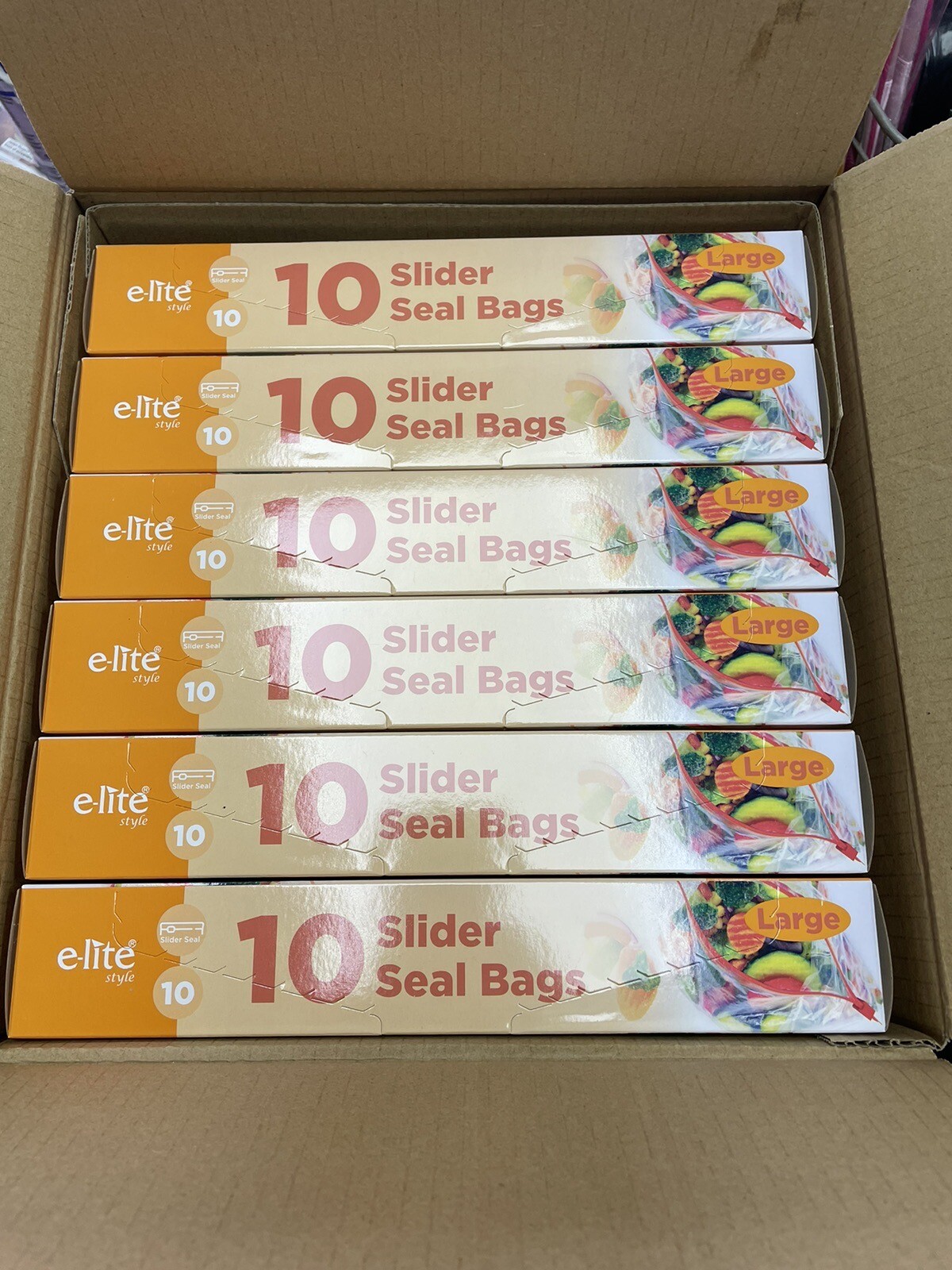 300 ZIPPER SLIDER LOCK REUSABLE FOOD FREEZER BAGS 25 X 26 CM  BULK ZIP SEAL