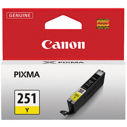 Canon PIXMA MG5620 (CLI-251Y) Yellow Standard Yield Ink Cartridge (330 Yield) - Bild 2 von 3